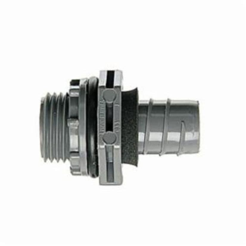 Carlon LN43EA Straight Conduit Connector, 3/4 in Trade, PVC